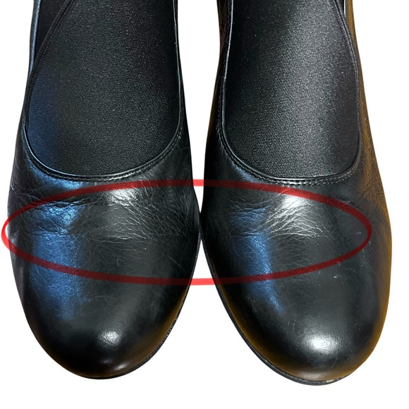 CLARKS Adya Luna Black Leather Pump Style Ankle Boot 10 - Picture 9 of 9